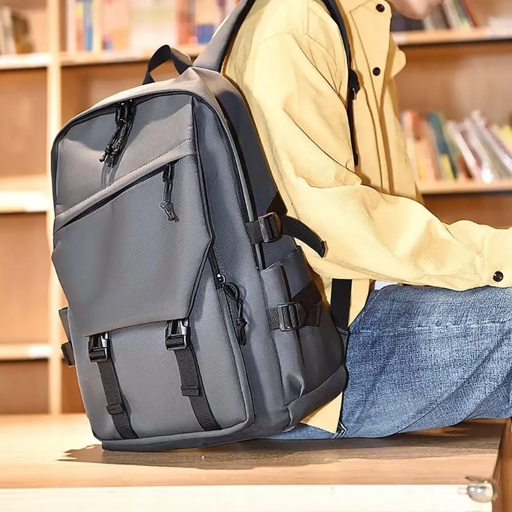 Mudono Laptop Backpack Casual Waterproof Daypack Lightweight Travel Rucksack Large Work Backpack with Laptop Compartment