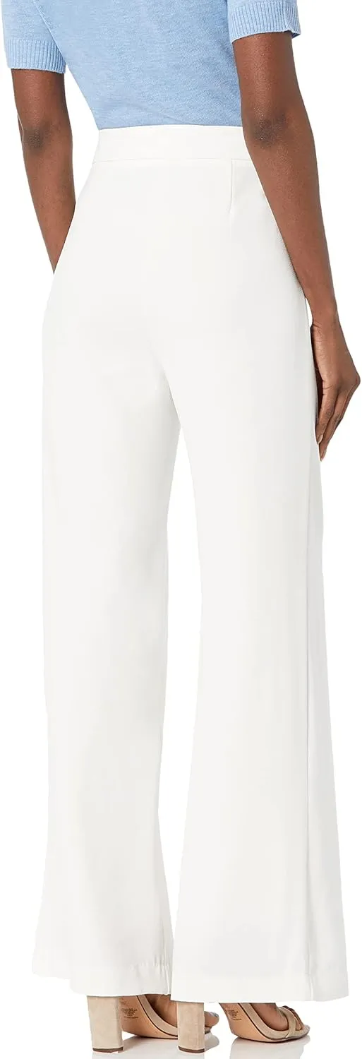 Nanette Nanette Lepore Women's Wide Leg Full Length Crepe Fashion Pant