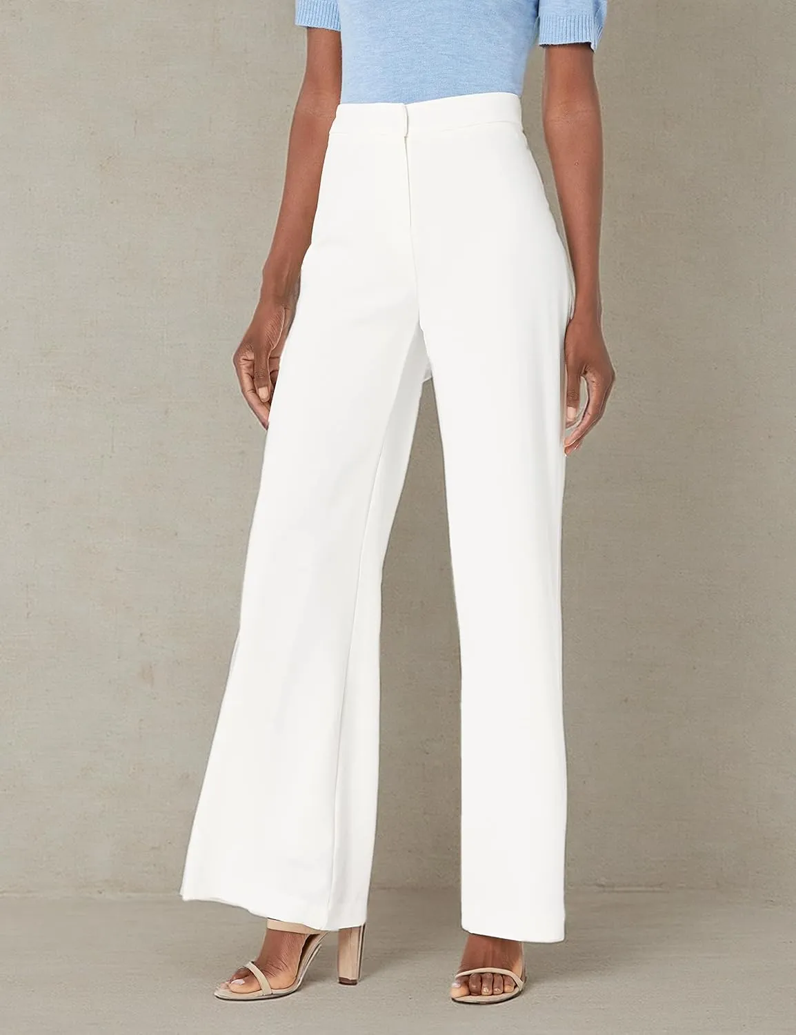Nanette Nanette Lepore Women's Wide Leg Full Length Crepe Fashion Pant