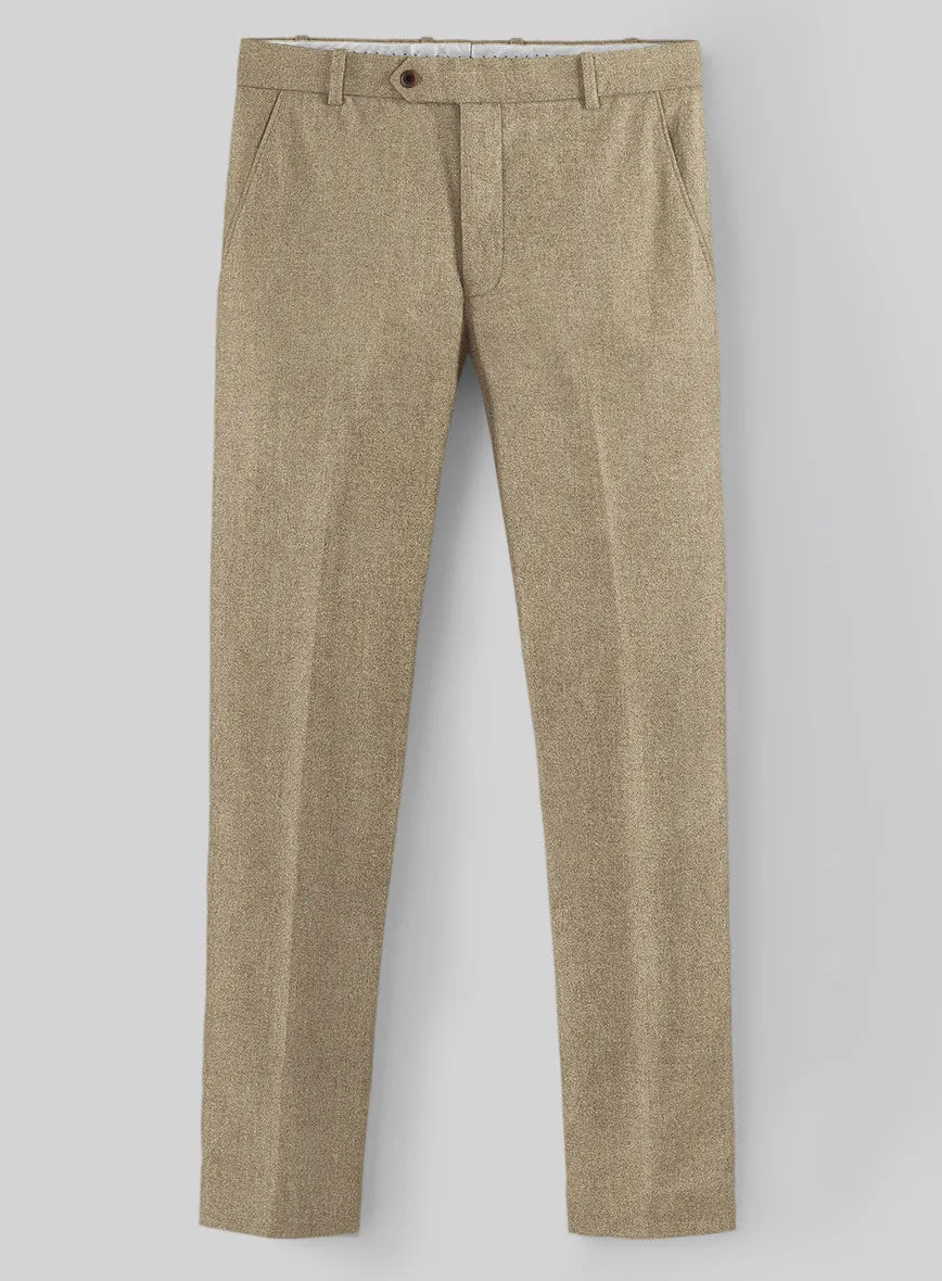 Naples Barista Beige Tweed Pants
