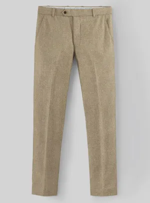 Naples Barista Beige Tweed Pants