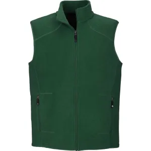 North End Men's Forest Green Voyage Fleece Vest