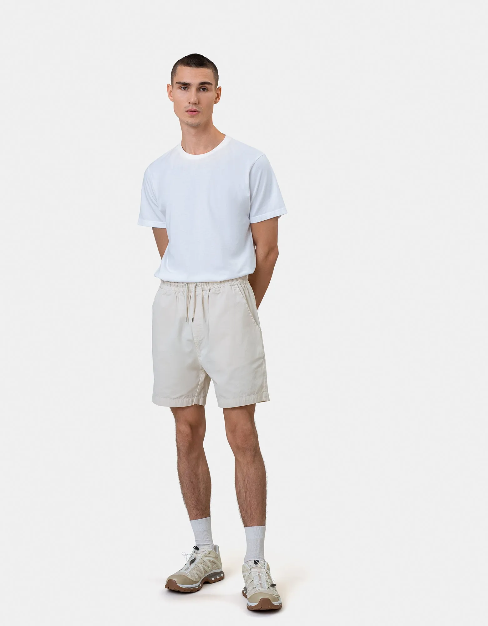 Organic Twill Shorts - Soft Yellow