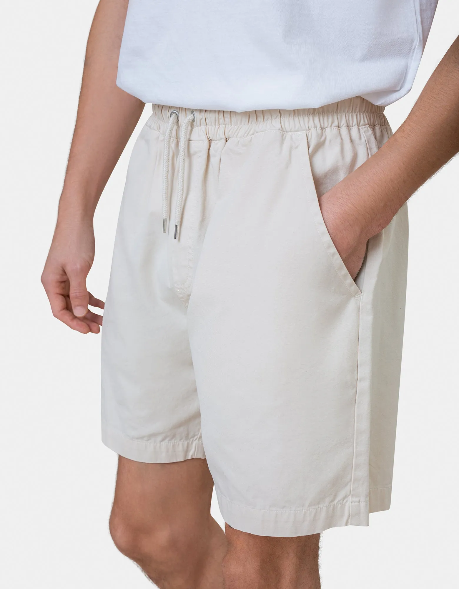 Organic Twill Shorts - Soft Yellow