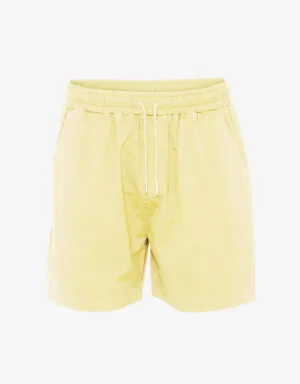 Organic Twill Shorts - Soft Yellow