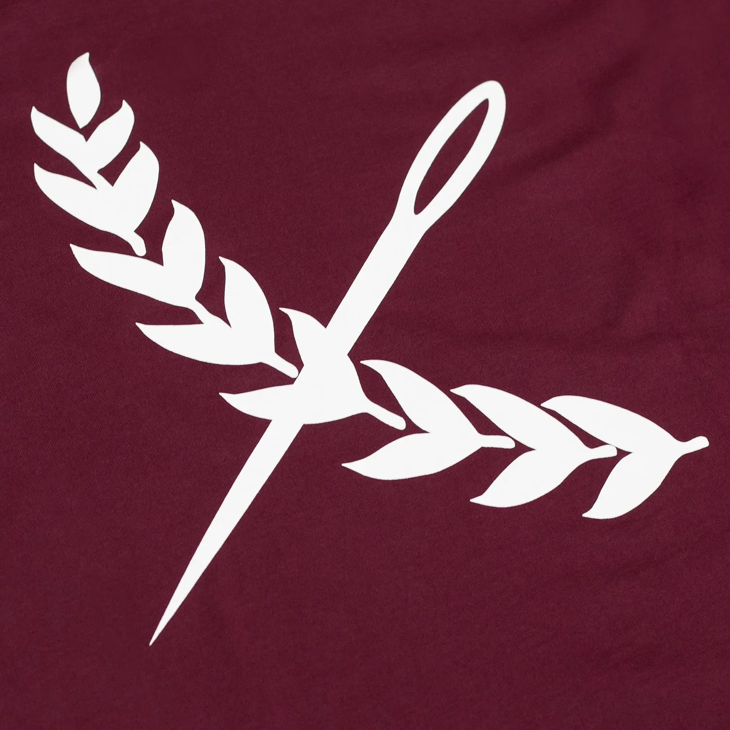 Oversized Imperial Tee - Burgundy