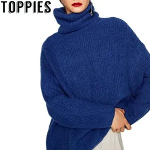 Oversized Sweater 2019 Winter Women Turtleneck Oversized Sweaters