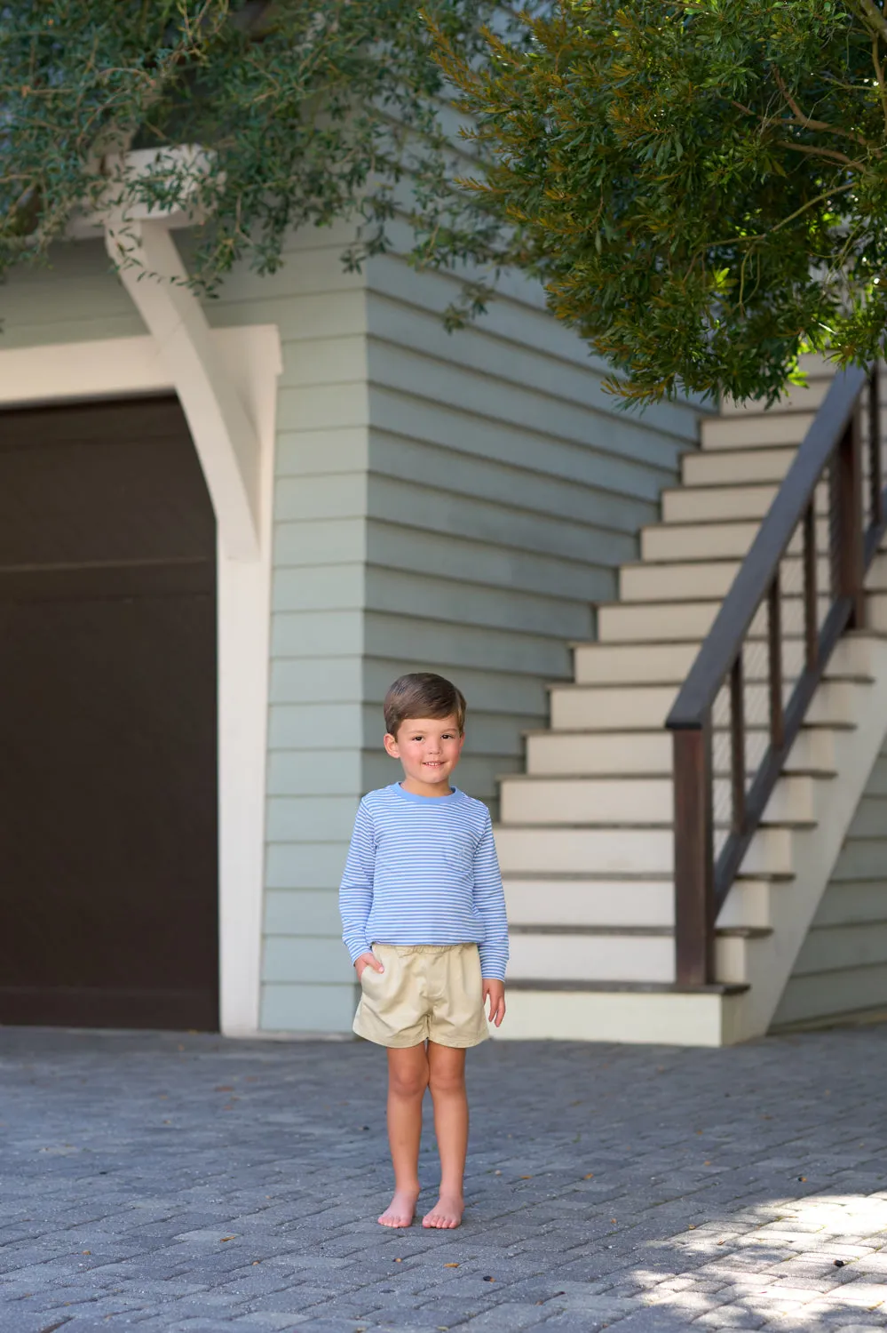 Sheffield Shorts - Keeneland Khaki with Keeneland Khaki Stork