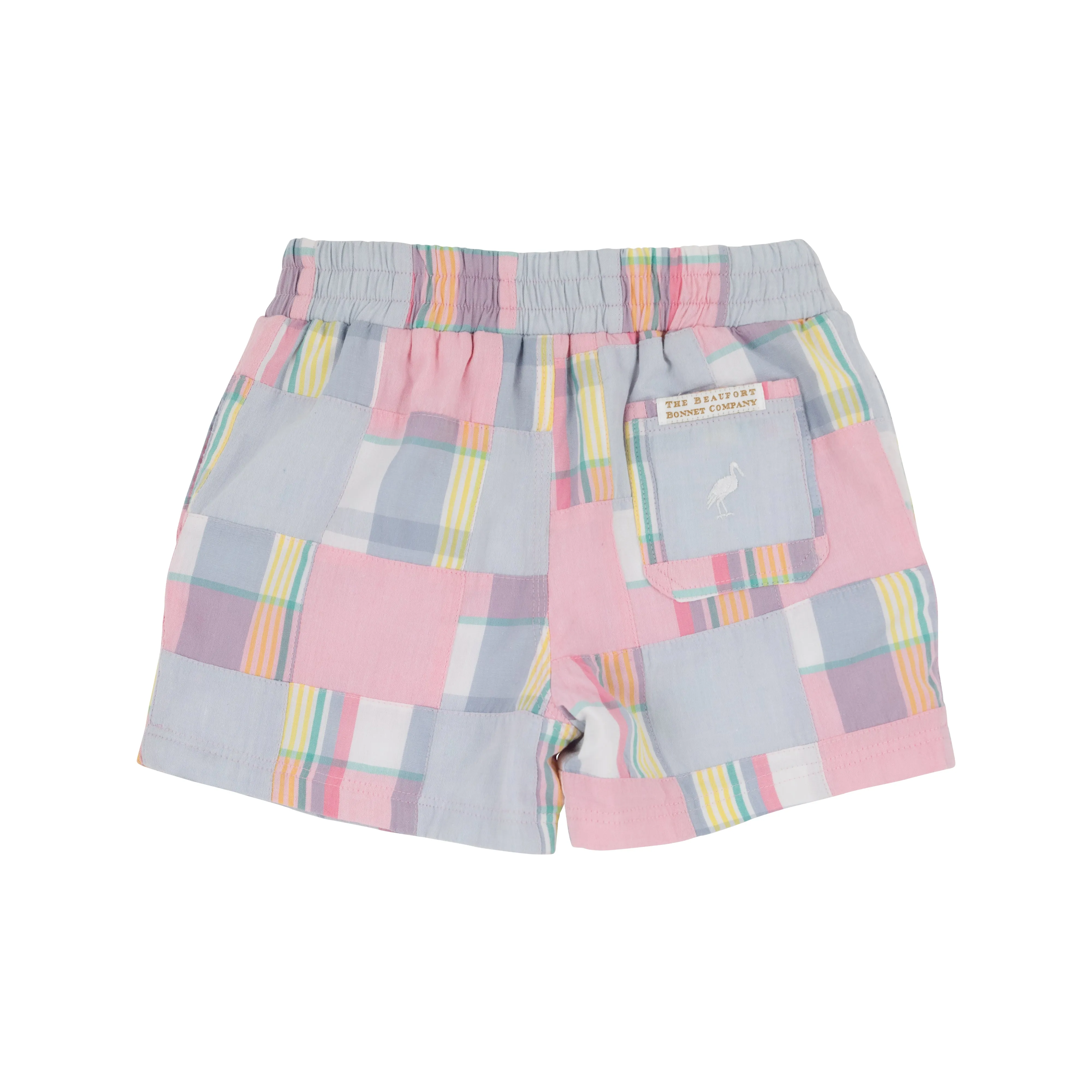 Sheffield Shorts - Morris Madras with Worth Avenue White Stork