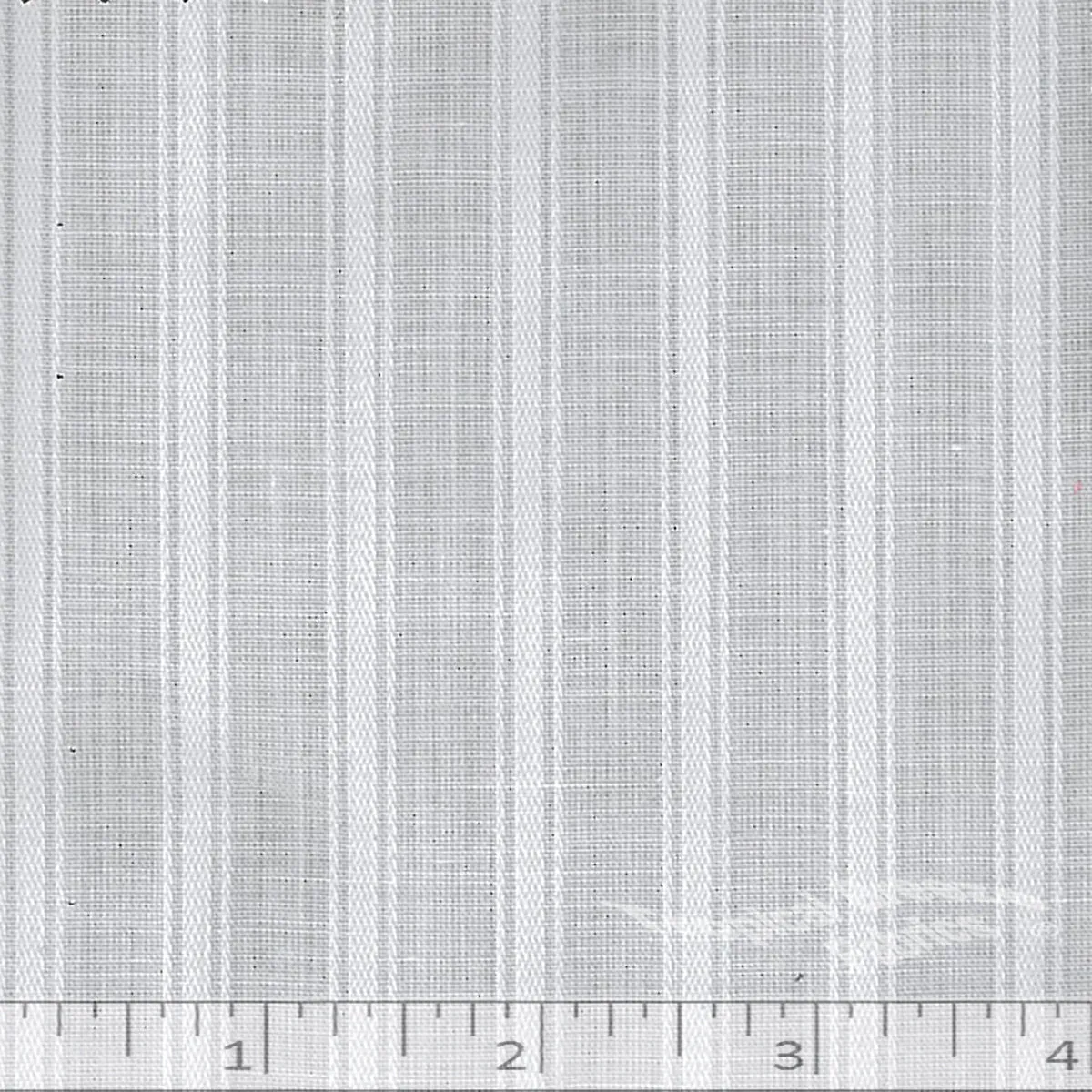 Shirt Fabric White Lined Poly Cotton 0167 0164