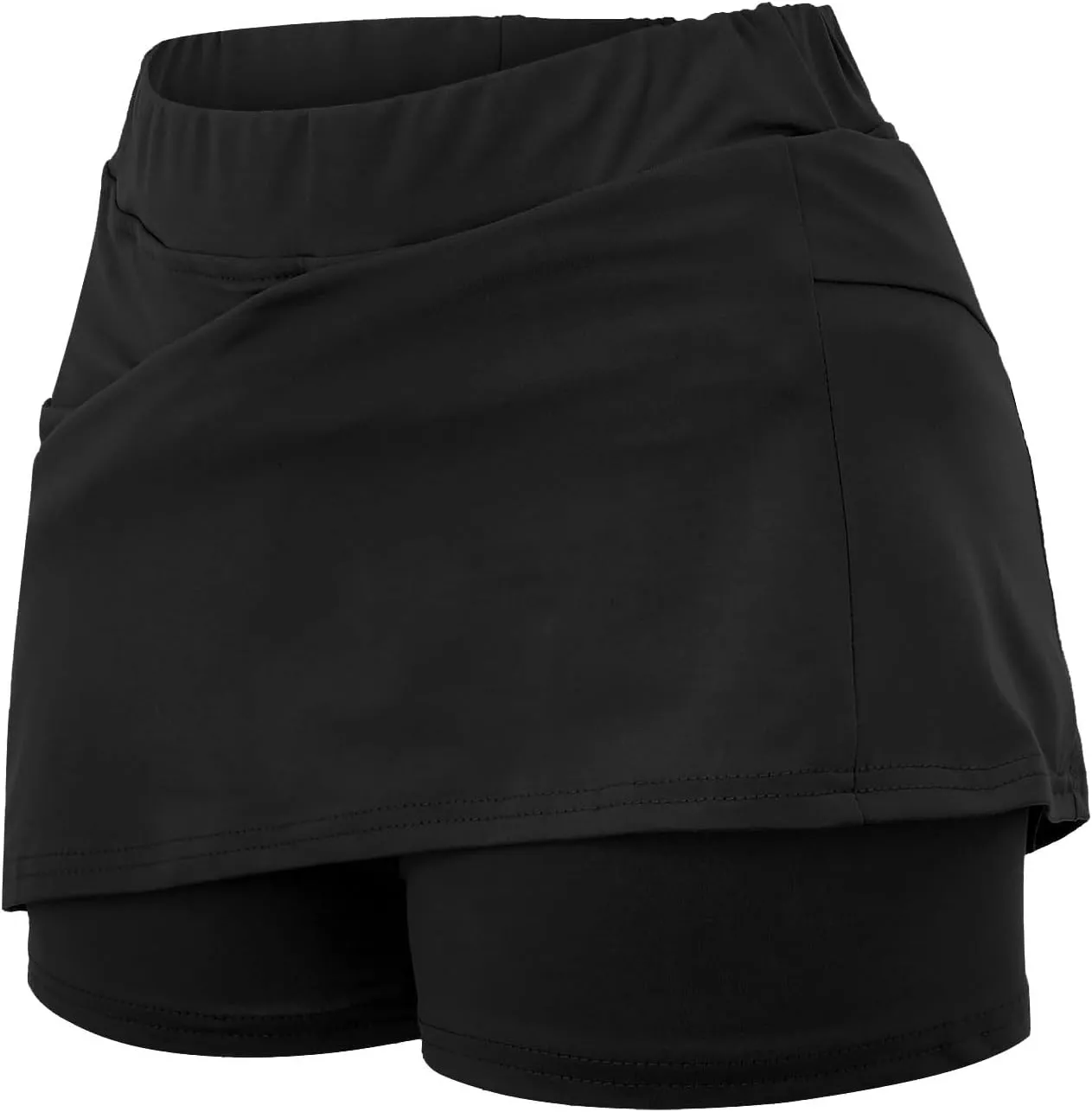 Skorts for Women with Pockets Casual Summer High Waist Tummy Control Women's Yoga Shorts Athletic Tennis Mini Skirts