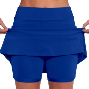 Skorts for Women with Pockets High Waist Tummy Control Women's Yoga Shorts Dressy Casual Athletic Tennis Mini Skirts