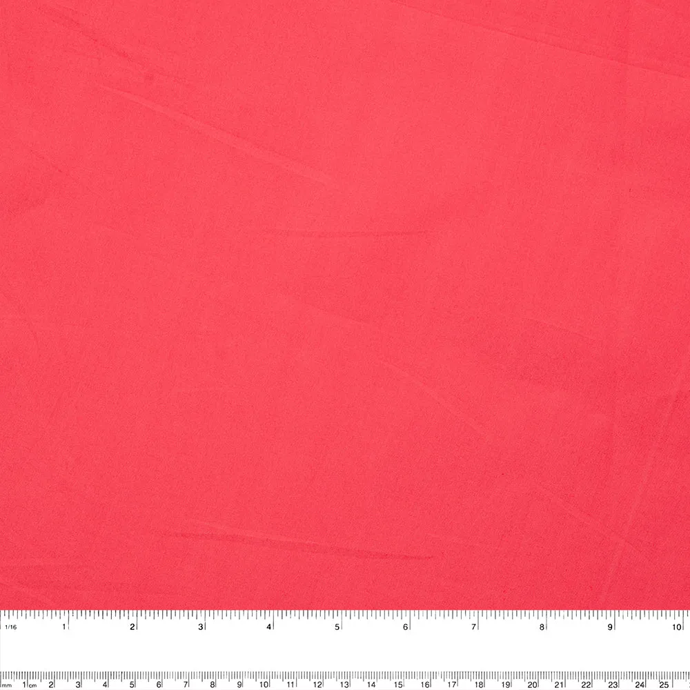 Solid poplin - SOCIETY - Coral