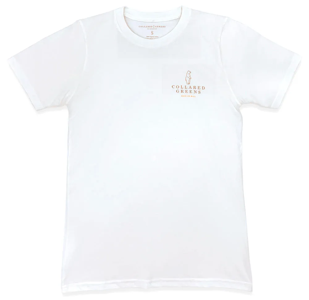 Southern Quail: Short Sleeve T-Shirt - White