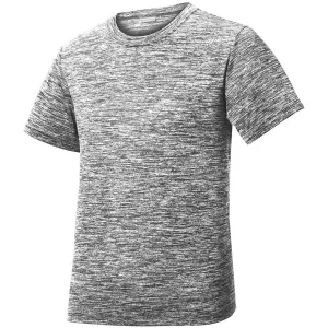 Sport-Tek Youth Black Electric PosiCharge Electric Heather Tee