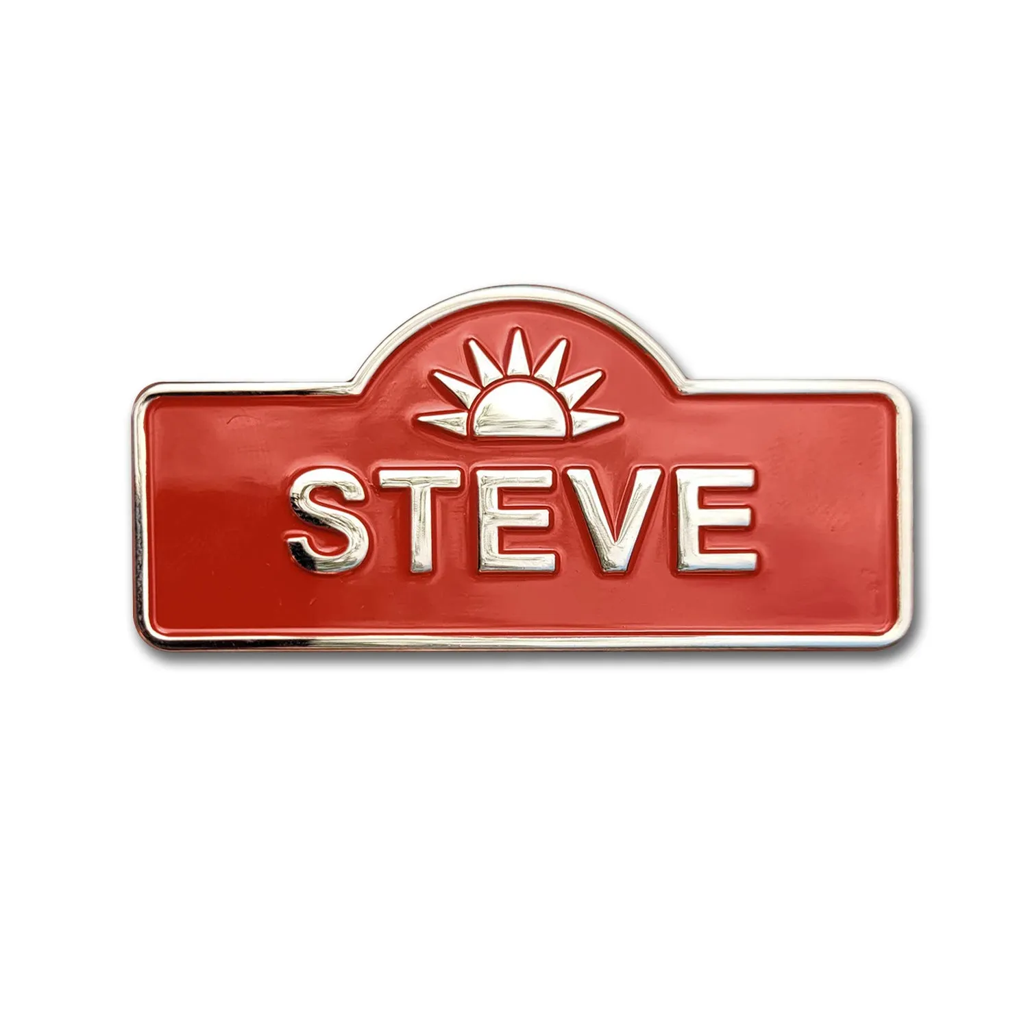 Steve Gas-n-Sip Namebadge PIN