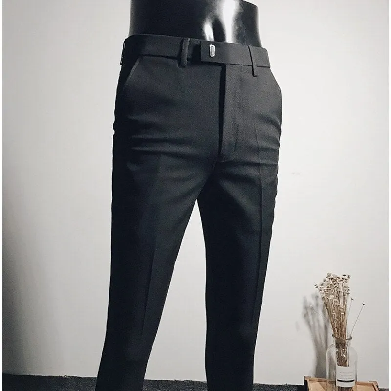 Stretch Casual Formal Suit Pants