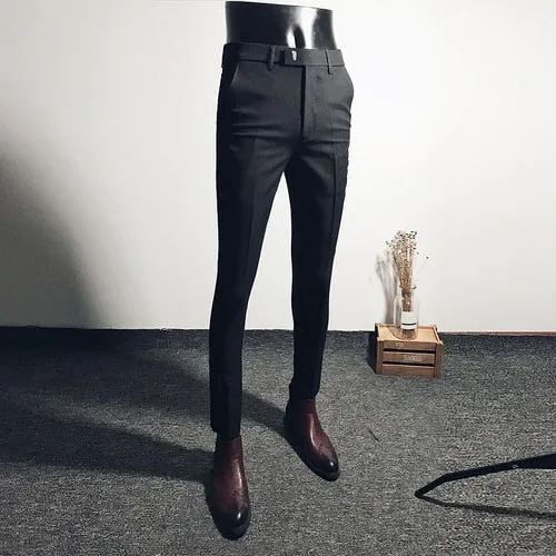 Stretch Casual Formal Suit Pants