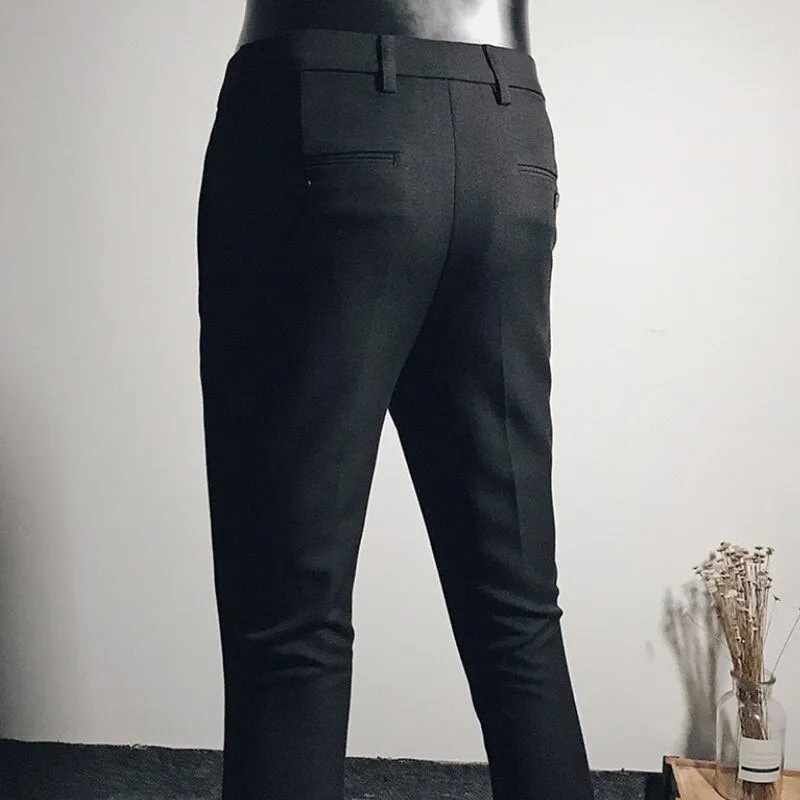 Stretch Casual Formal Suit Pants