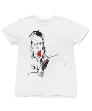 The Clash Joe Strummer Illustration By Ray Lowry T-Shirt