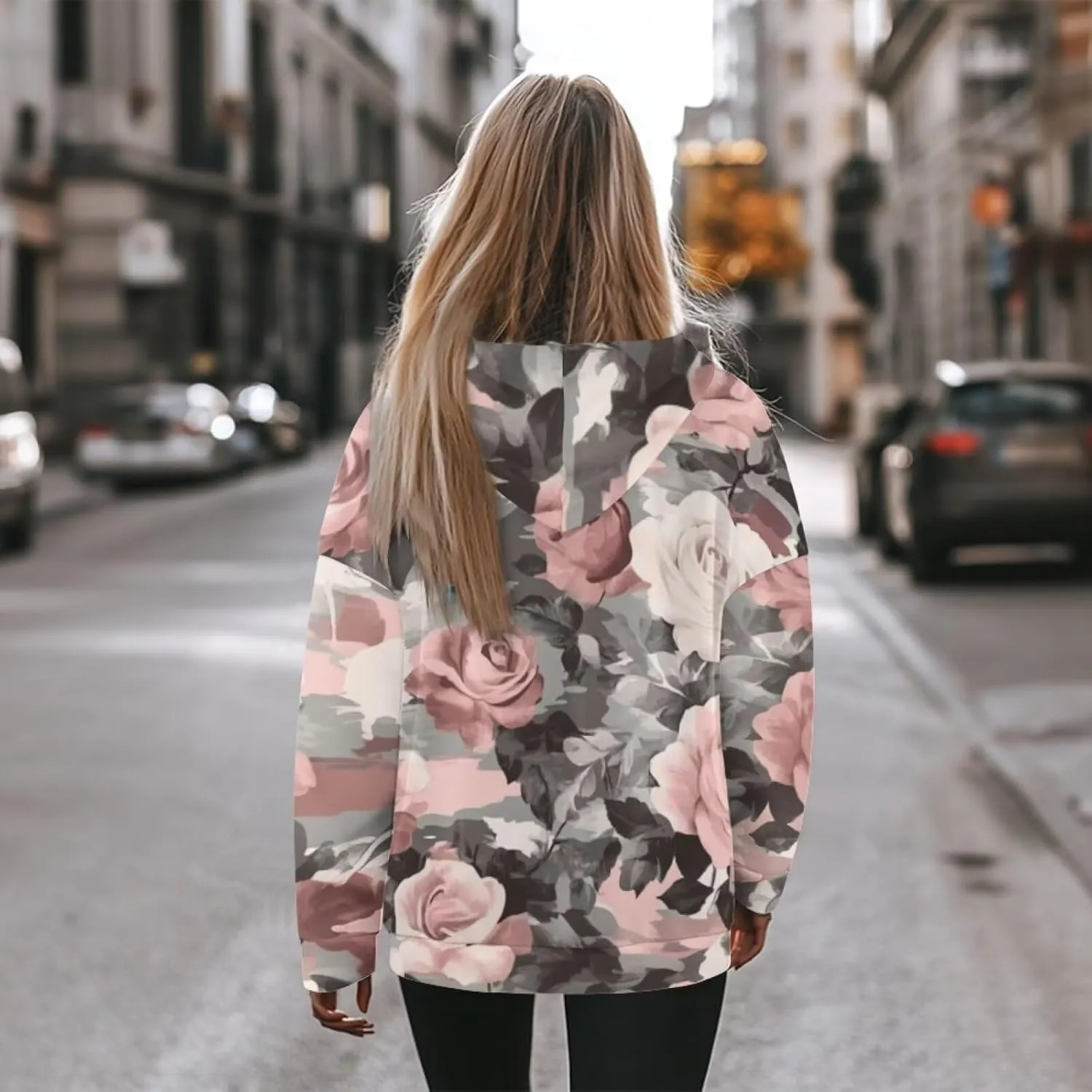TOADDITDO Women Sweatshirts Trendy Oversized Hoodies Sweatshirt Long Sleeve Fall/Winter Outfits Fashion Clothes
