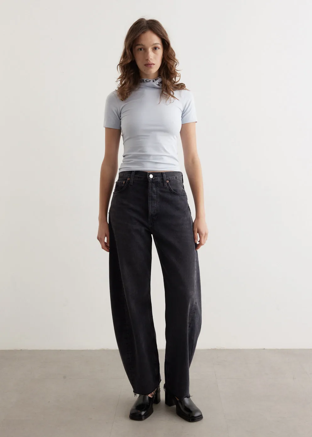 Triple Collar Fitted T-Shirt