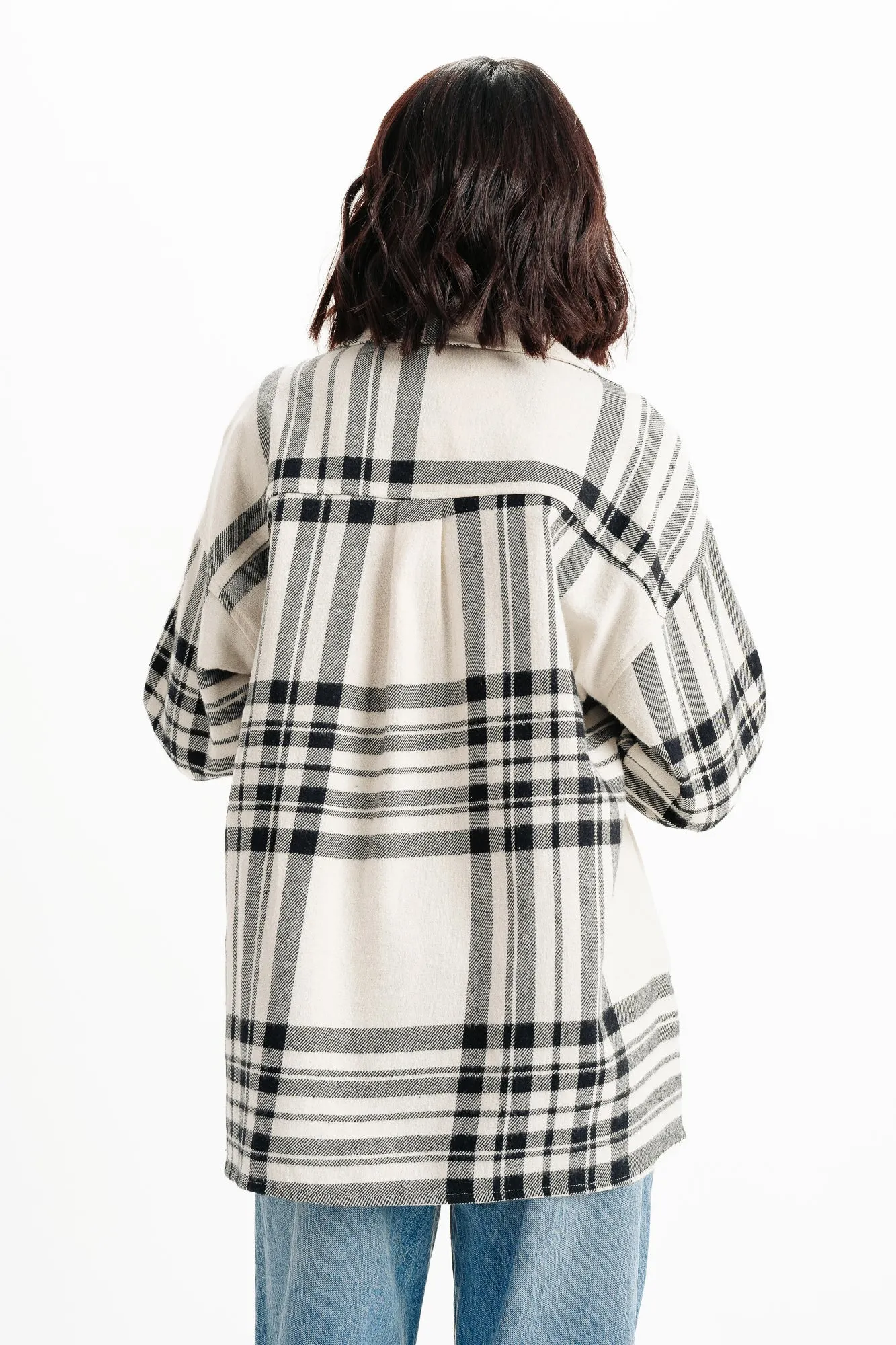 Twill Black And White Shirt