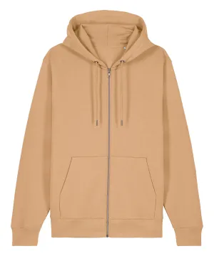 Unisex Cultivator 20 iconic zip-thru hoodie sweatshirt (STSU179) | Latte
