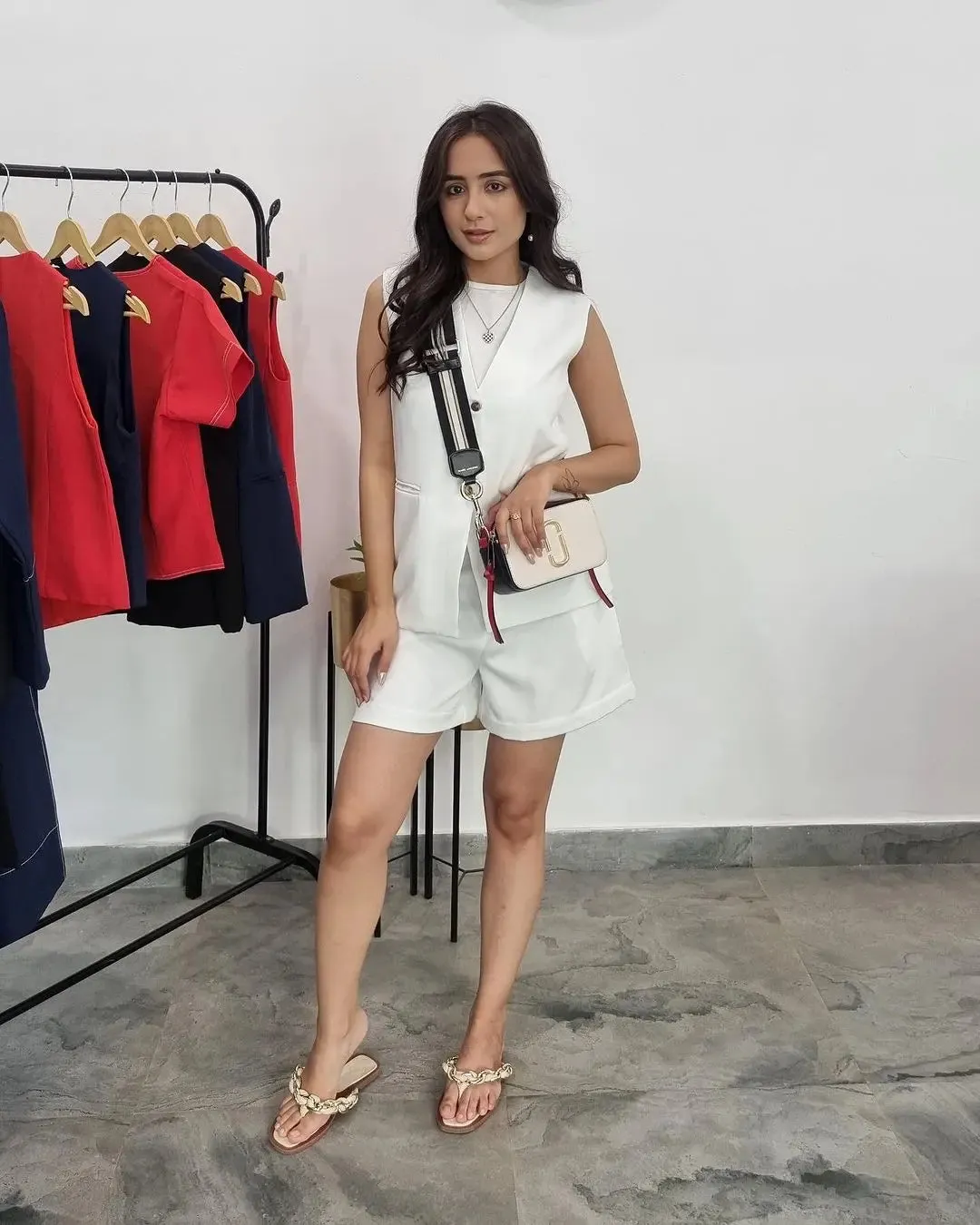 Waist Coat with Shorts Coord Set