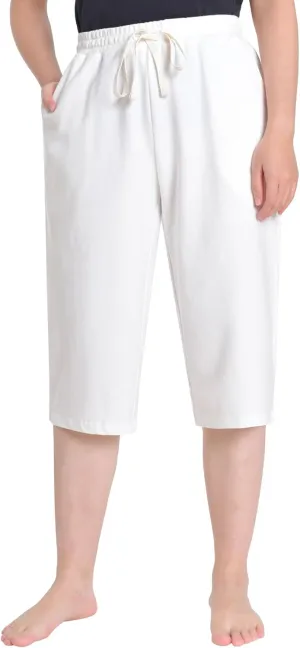 Weintee Women's 15" Capri Long Shorts with Pockets Below The Knee