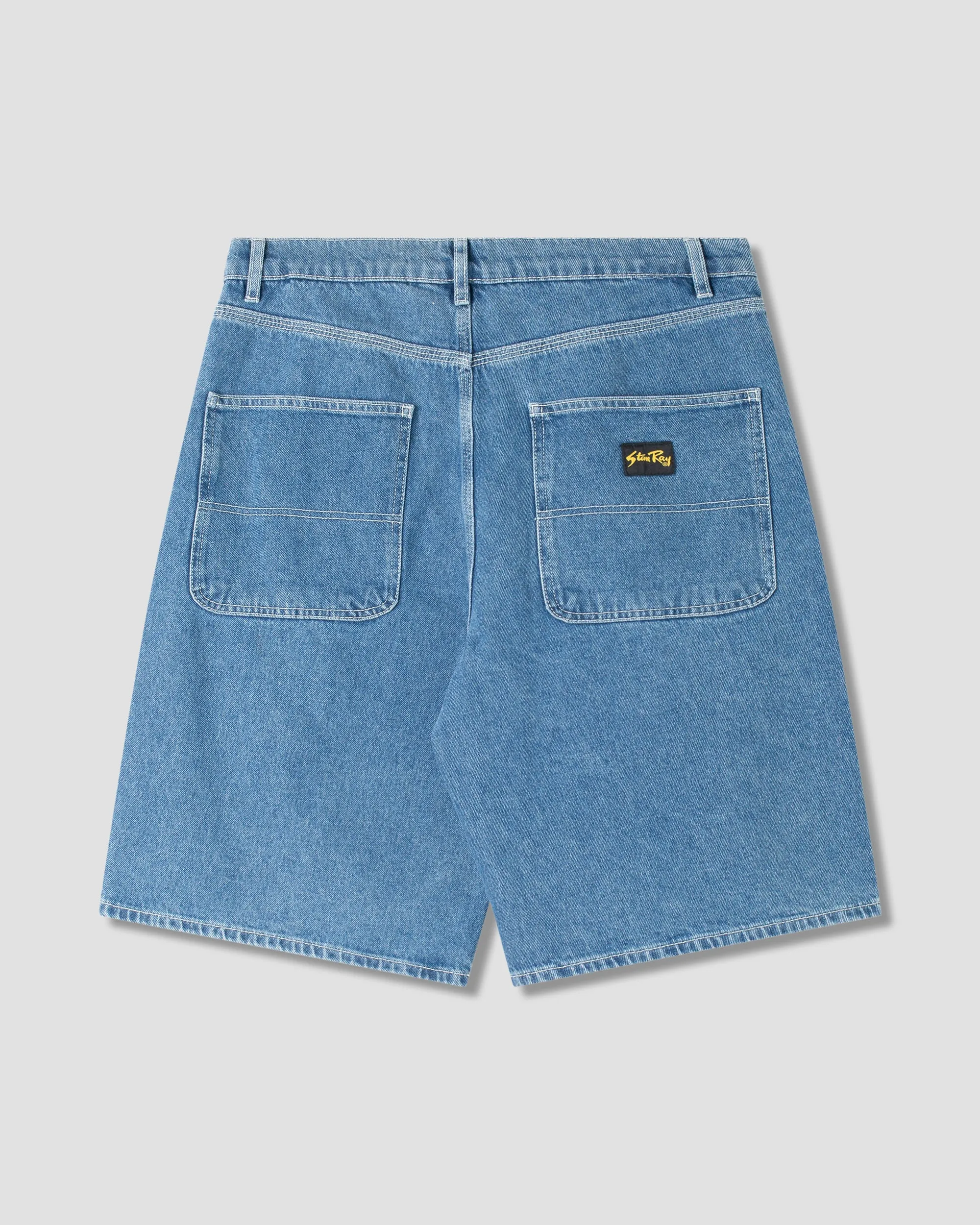 Wide 5 Short (Mid Stone Denim)