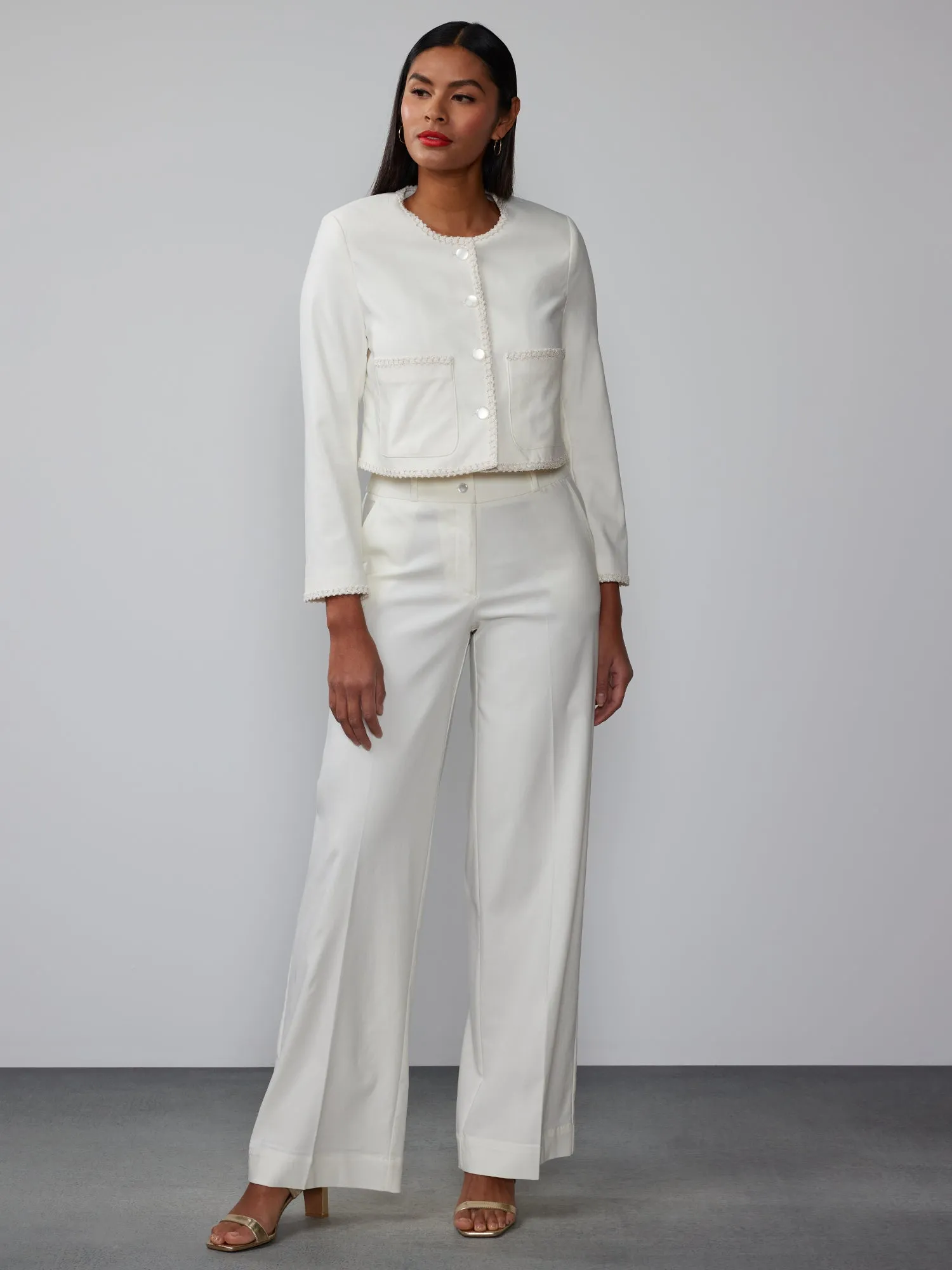 Wide Leg Tie Waist Pant