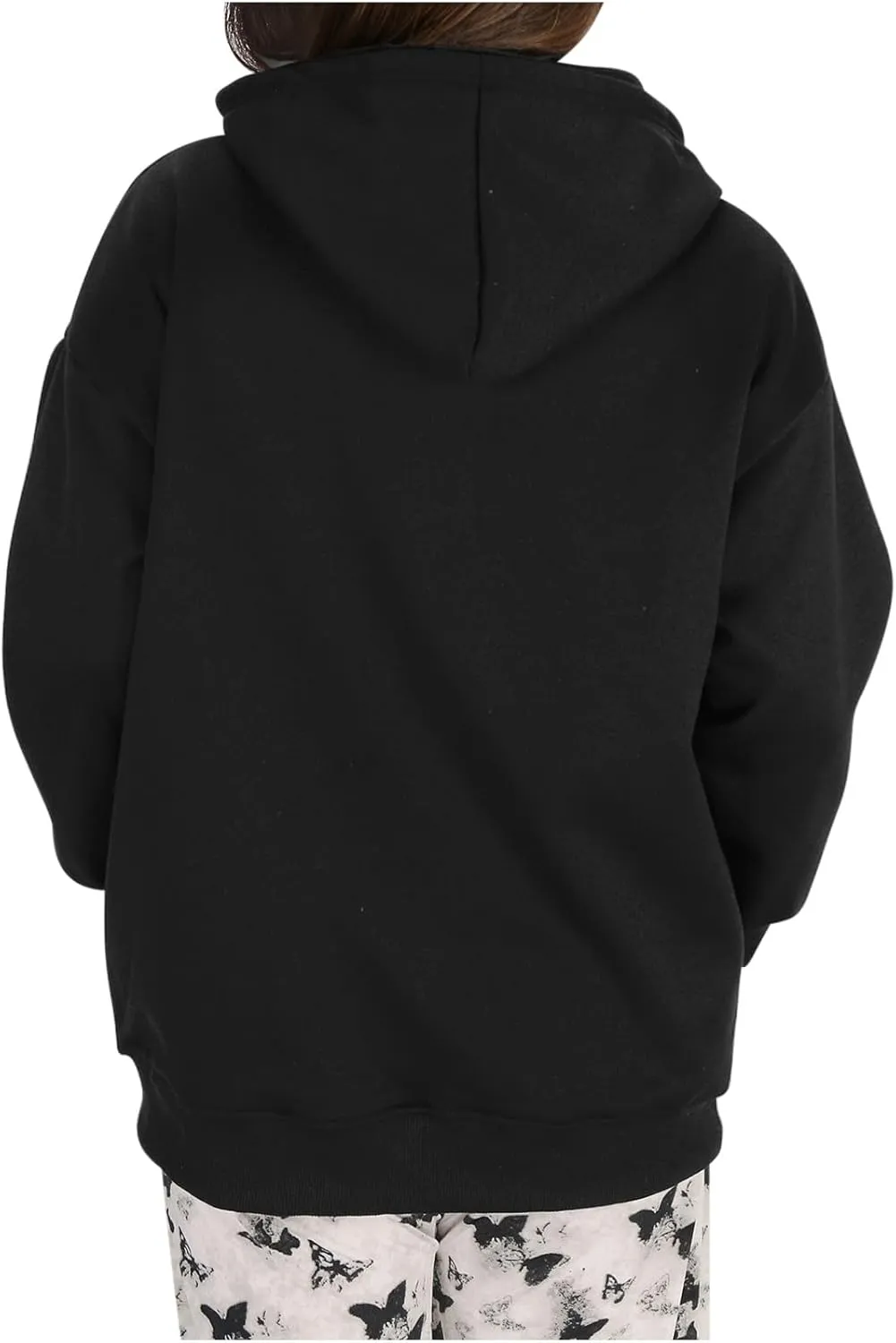 Women's 2024 Fall Oversized Hoodies Long Sleeve Pullover Sweatshirt Trendy Y2k Outfits Preppy Clothes with Pocket