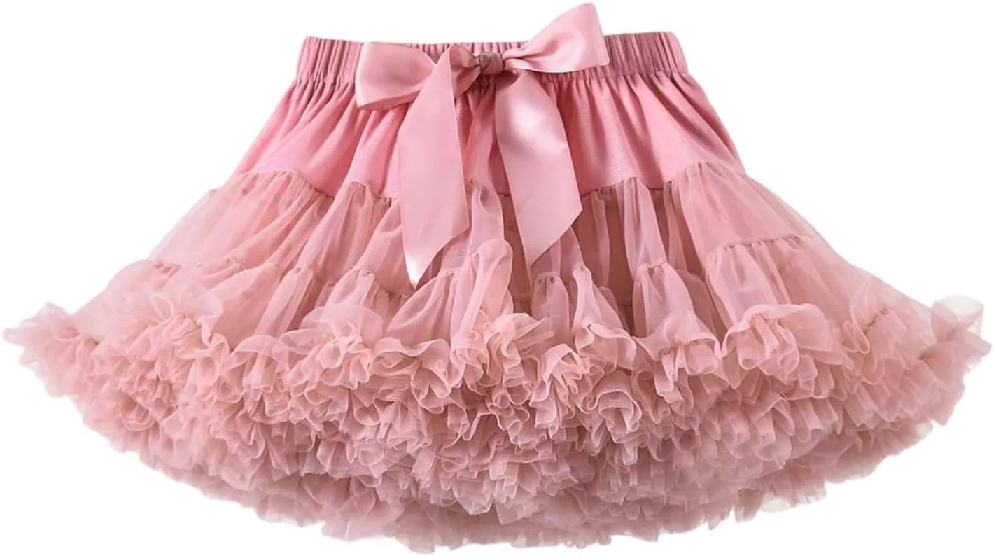 Women's Elastic Waist Chiffon Petticoat Puffy Tutu Tulle Skirt Princess Ballet Dance Under Dress Pettiskirts 2025