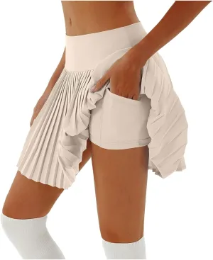 Womens Ruffle Mini Skirt Beach Vacation High Waisted 2025 Trendy Casual Summer Boho Flowy Skirts Athletic Slim