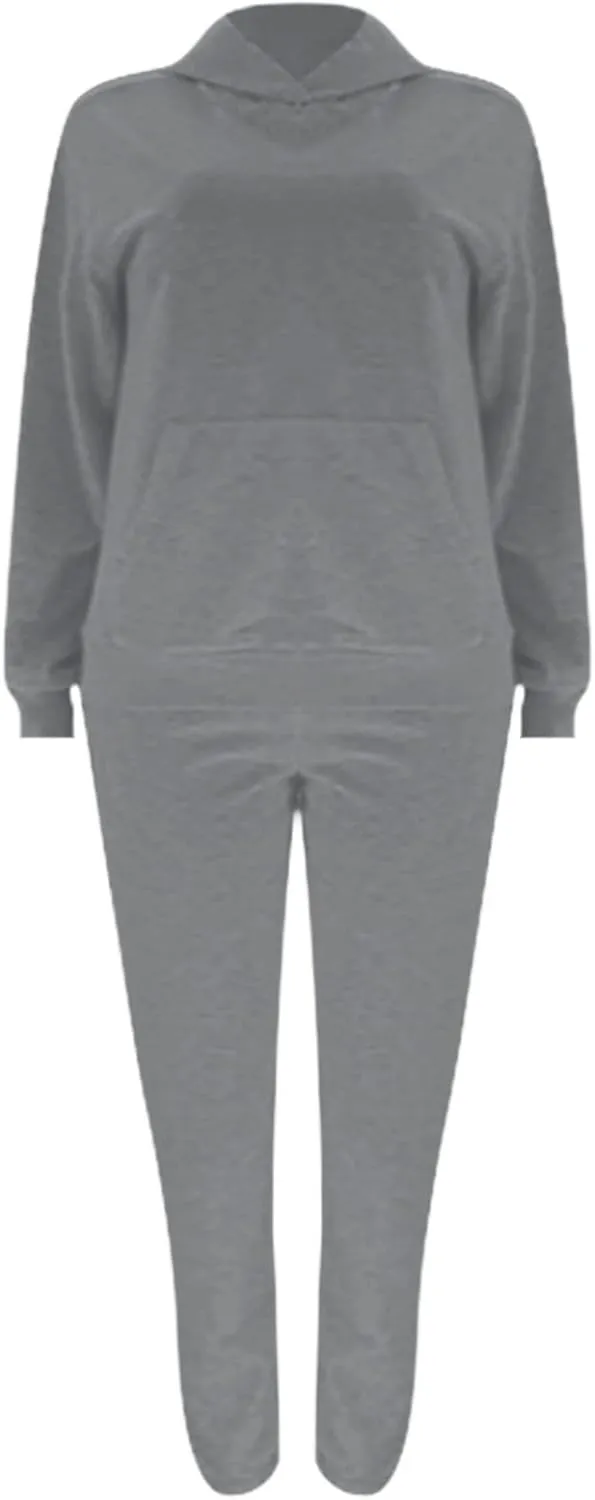 Womens Sweatsuits 2 Piece Set Sweatsuits Pullover Fleece Sweatshirt Jogger Pants Lounge Set Two Piece Jogging Suits