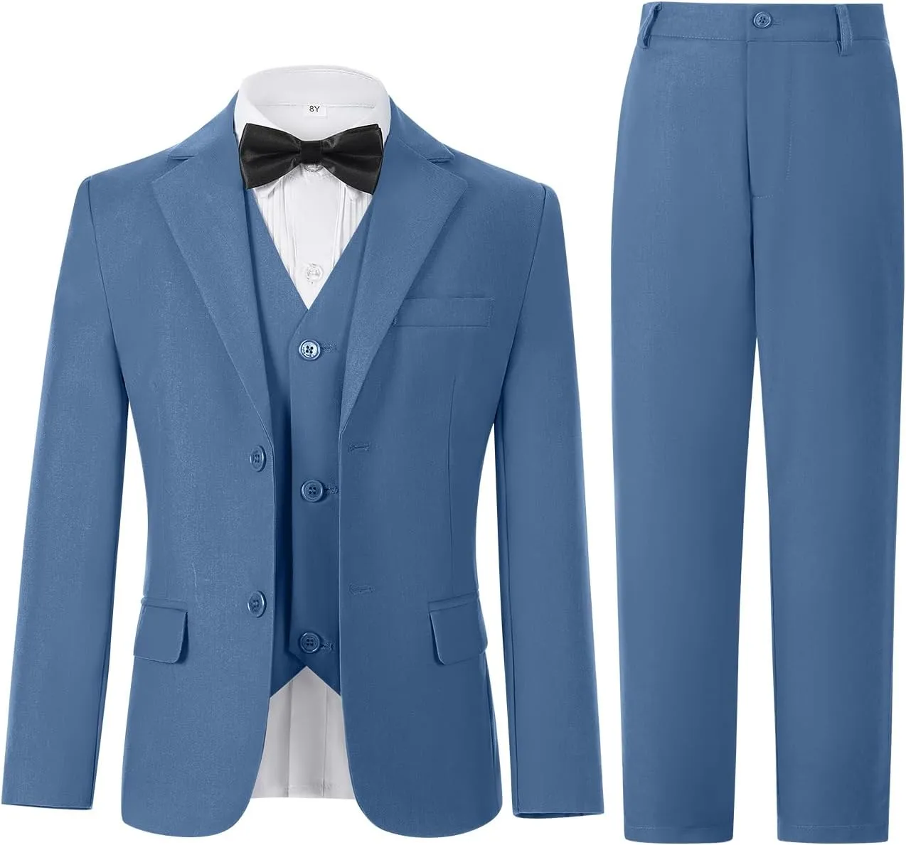 Yanlu Toddler Suits for Boys Formal Suit Ring Bearer Outfit Kids Dress Clothes for Wedding