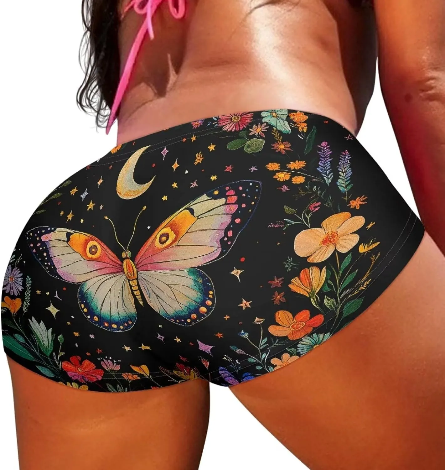 YEXIATODO High Waisted Hot Pants Sexy Shorts for Women Skiny-Friendly